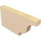 Ekena Millwork 2in. W x 8in. H x 16in. L Newport Woodgrain TimberThane Rafter Tail, Primed Tan RFTUR02X08X16NEWRCPR - alternate 5